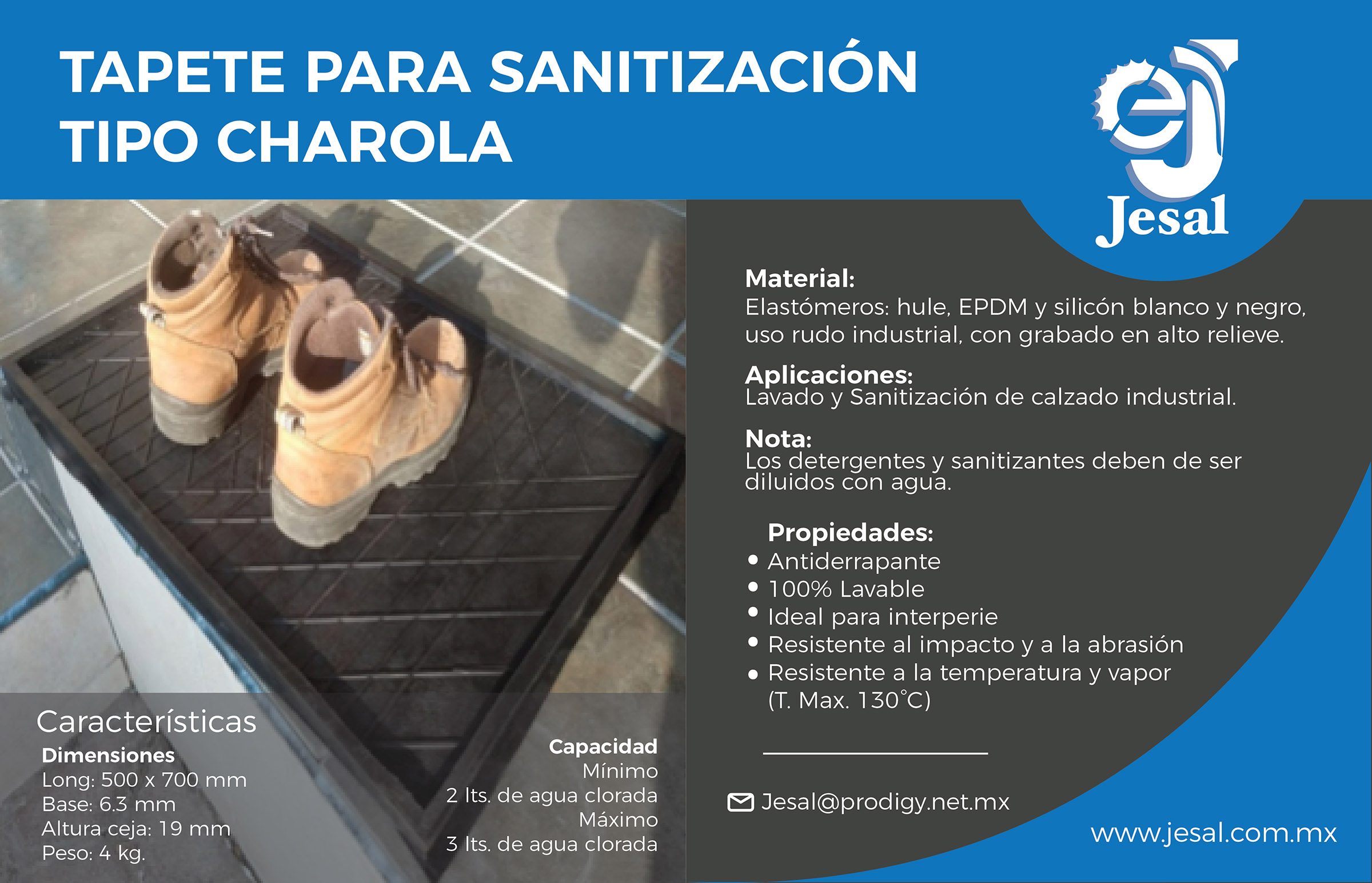 tapetes sanitizante